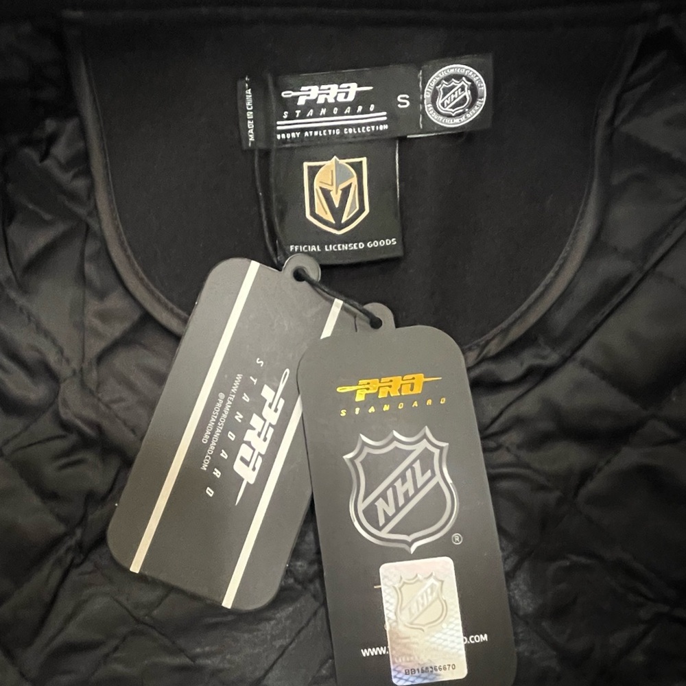 NWT Vegas Golden Knights Varsity Rhinestone Jacket Wm S - Picture 9 of 14